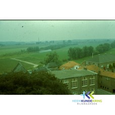 Zicht op Oude Rijn Maria school Droste-Schutters gebouw Coll. G.B. Janssen (594)
